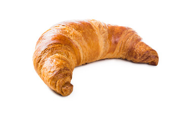 Croissants isolated on white background