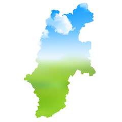 長野　地図　風景　アイコン 