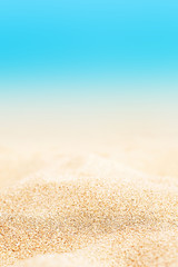 Fototapeta na wymiar Summer Background - Sunny Beach with golden sand
