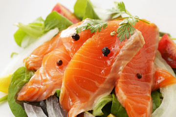 サーモン マリネ　Marinated salmon
