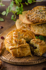Puff pastry stuffed by camembert