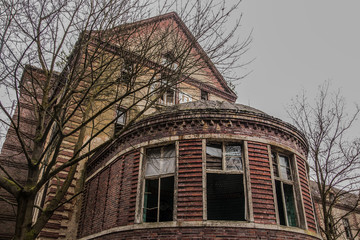 Hôpital et sanatorium abandonnés Beelitz Heilstätten près de Berlin, Beelitz, Allemagne