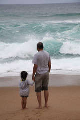 grandpa and his little girl