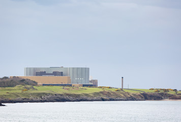 Wylfa decommisioned nuclear power station at Cemaes in Anglesey, North Wales