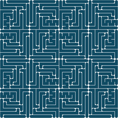 abstract geometric line graphic maze pattern graphic