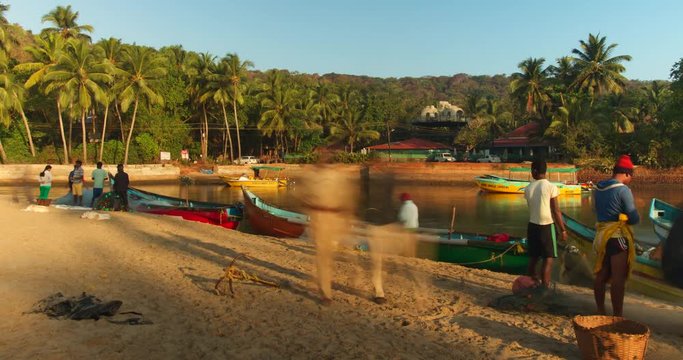 Goa Fisherman Time Lapse