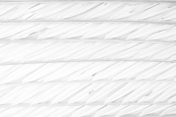 White Straw Wall Texture Background.