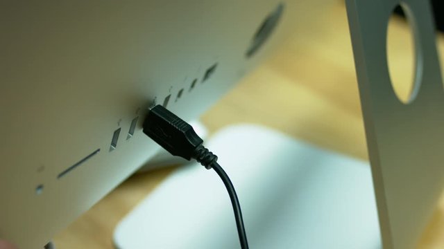 Plugging The Usb On A Computer