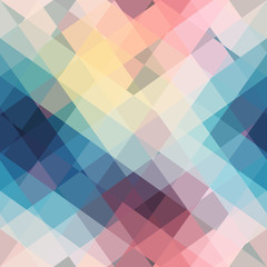 Seamless background. Geometric abstract diagonal pattern in a low poly style.