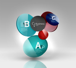 Vector circle infographics