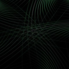 Fractal generated abstract wired background