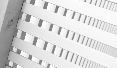 Obraz premium Fence made of planks. Close up