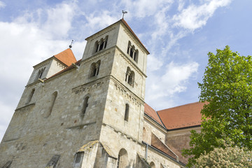 Fototapeta premium Romanesque church in Ócsa, Hungary