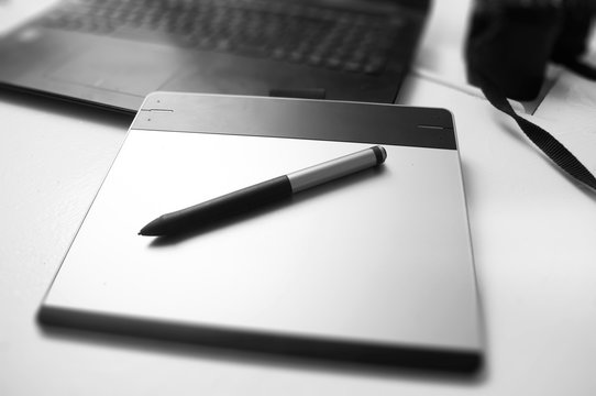 Workplace graphic designer