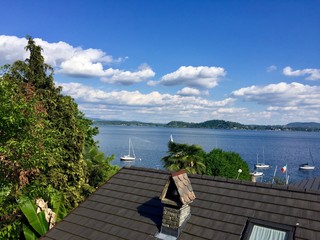 Il lago Maggiore a Lesa