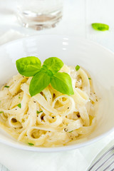 Alfredo tagliatelle pasta