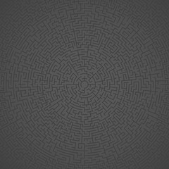 Illustration of Vector Maze Labyrinth. Ancient Greek Puzzle Challenge Pattern