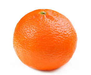 Ripe orange fruit isolated