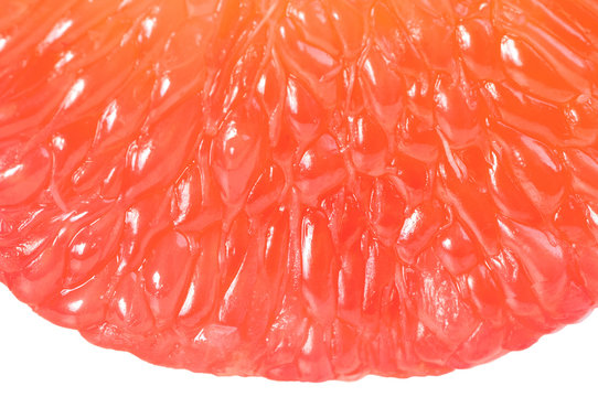 sweet orange close-up isolated on white