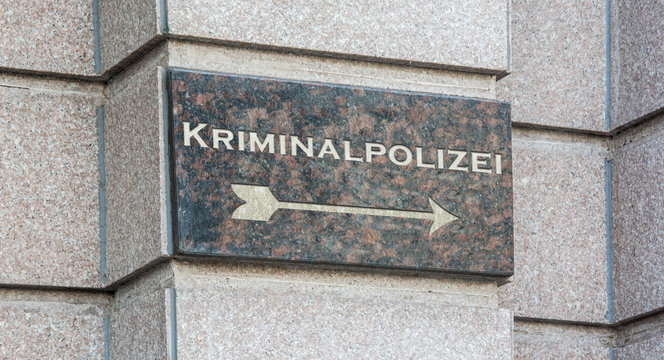 Schild 204 - Kriminalpolizei