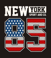 athletic new york number 85.