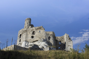 Ruiny zamku z XIV wieku