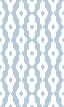 Seamless geometric pattern with faint stripes. The style like Jaspe or Ikat. Fashion background for printing on fabric, Wallpaper,  bedding, decor, upholstery, curtains. Fashionable ethnic ornament