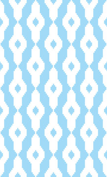 Seamless geometric pattern with faint stripes. The style like Jaspe or Ikat. Fashion background for printing on fabric, Wallpaper,  bedding, decor, upholstery, curtains. Fashionable ethnic ornament