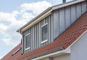 Dachgaube aus Zink