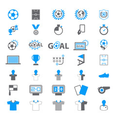  Soccer, football  Icons set. Illustration eps10. Vector