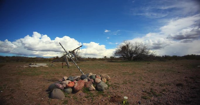 Time lapse of Nevada landscape. 