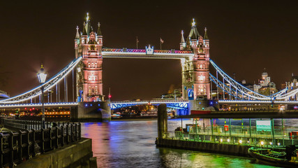 Tower Bridge in the evening London