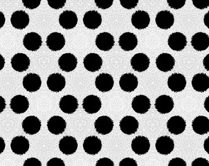 Abstract extruded pattern 3D illustration