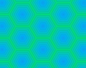 Fototapeta premium Abstract extruded pattern 3D illustration