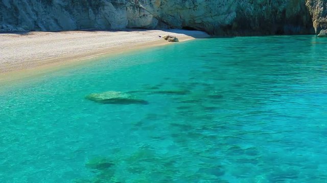 Egremni beach at Lefkada, Ionion sea, Greece