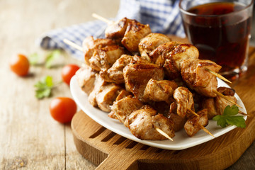 Chicken skewers