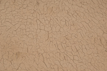 background of dried and cracked clay