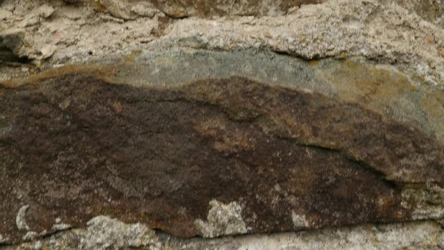 Panorama of Stony Wall Archeology History Studying Science Ancient Architecture of Manyava Skete Fortress Old City Protective Structures Sights of Ukraine