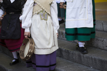 Asturias traditional costume