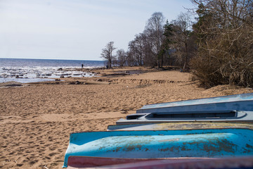 boats on the sea