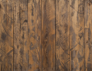 background of wooden boards of brown color