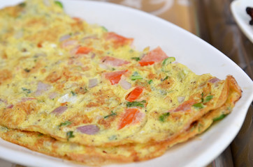 Masala omelette Indian style