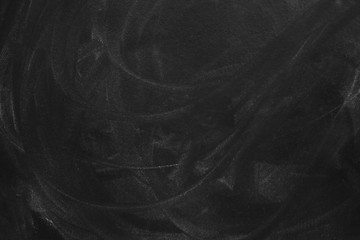 Chalk rubbed out on blackboard