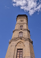 Fototapeta na wymiar Fire Tower of Grodno in Belarus