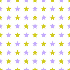 Seamless pattern with stars. Vector