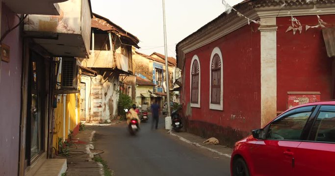Goa Panjim Latin Quarter Time Lapse
