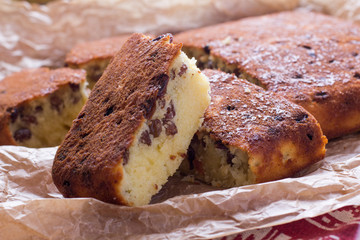 Semolina Cake with raisins