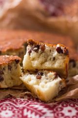 Semolina Cake with raisins