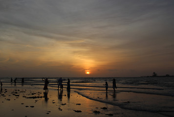 Fototapeta na wymiar SUNSET GOA INDIA
