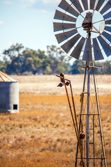 Western-Windrad in der Nähe von Dabbo New Soth Wales Australien